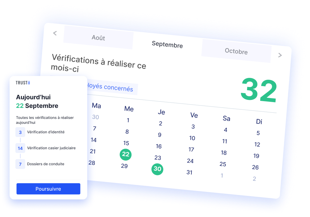 Verifications a realiser ce moi-ci